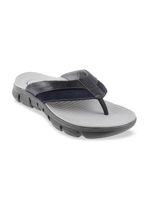 

Mochi Men Navy Blue & Black Comfort Sandals