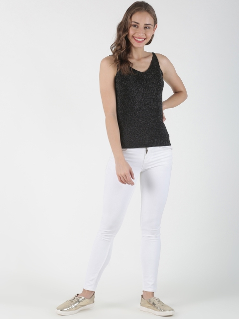 

Blue Saint Women Black Solid Top