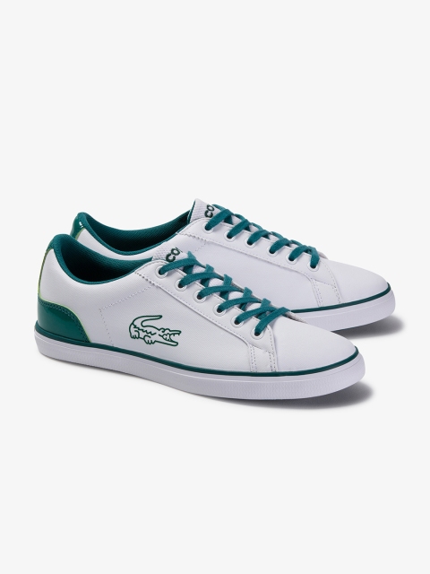 

Lacoste Boys White & Green Colourblocked Sneakers