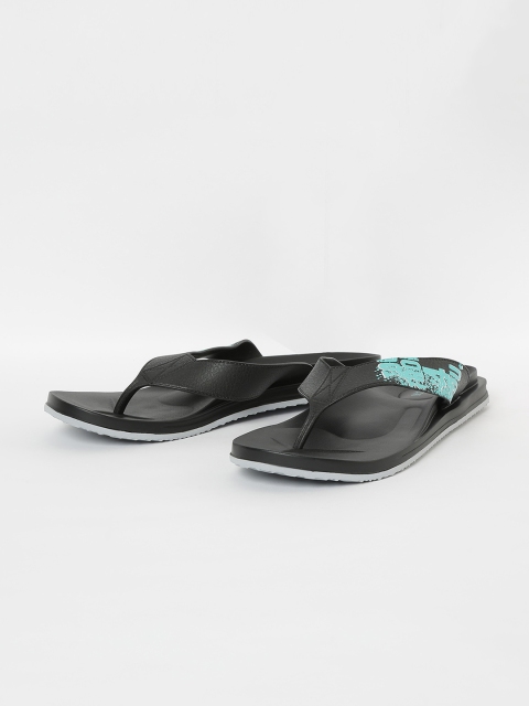 

Forca Men Black Printed Thong Flip-Flops