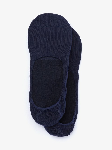 

Lacoste Men Navy Blue Solid Shoeliners