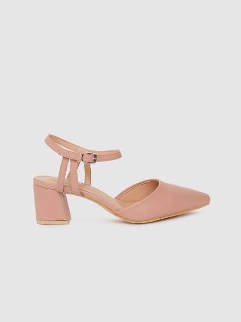

DressBerry Women Pink Solid Pumps