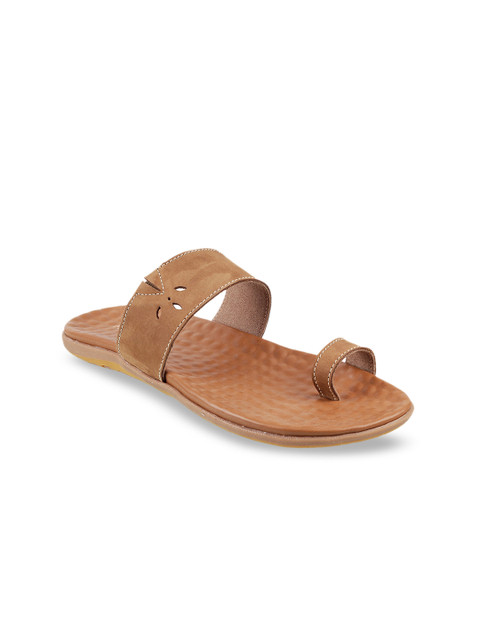 

Mochi Women Beige Solid One Toe Flats