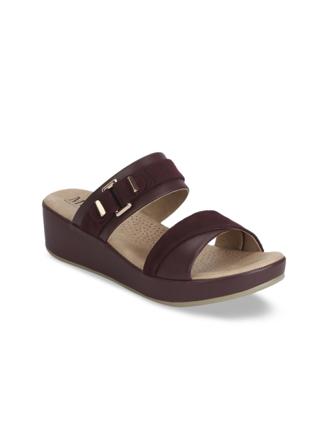 

Mode by Red Tape Women Burgundy Solid Heels