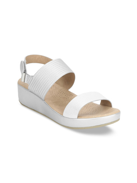 

Mode by Red Tape Women Silver-Toned Solid Heels
