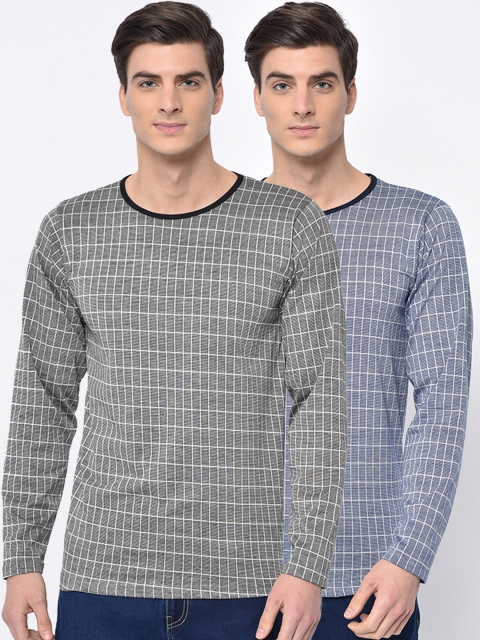 

VIMAL JONNEY Men Pack Of 2 Round Neck T-shirt, Multi