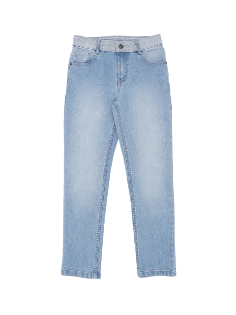 

Pantaloons Junior Boys Blue Regular Fit High-Rise Clean Look Jeans