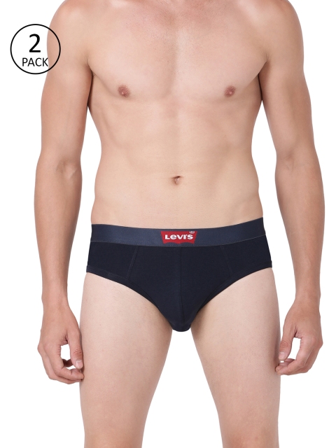 

Levis Men Pack of 2 Solid Briefs, Navy blue