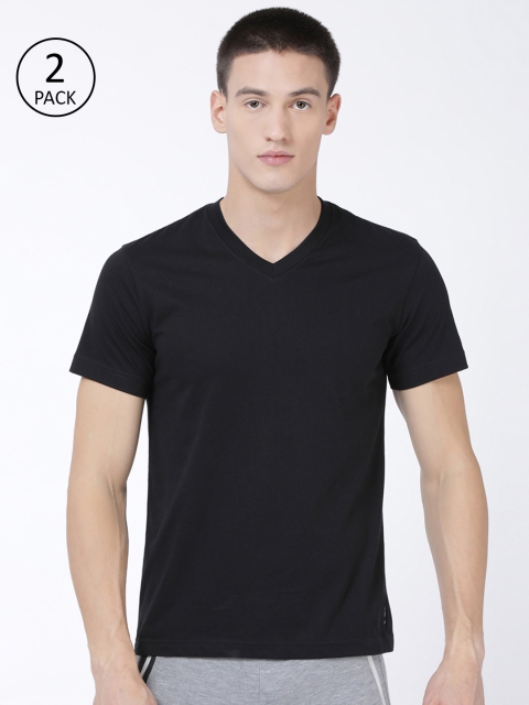 

Levis Men Pack of 2 Solid Tshirts, Black