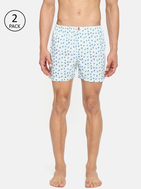 

Spykar Men Pack of 2 Printed Boxers, White