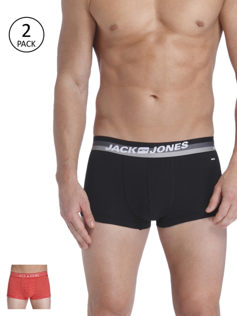 

Jack & Jones Pack of 2 Solid Trunks 2006315, Black