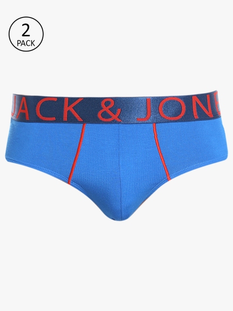 

Jack & Jones Pack Of 2 Blue Briefs