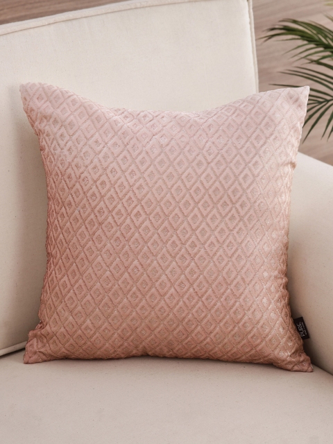 

Pure Home and Living Pink Single Solid Square Cushion Cover