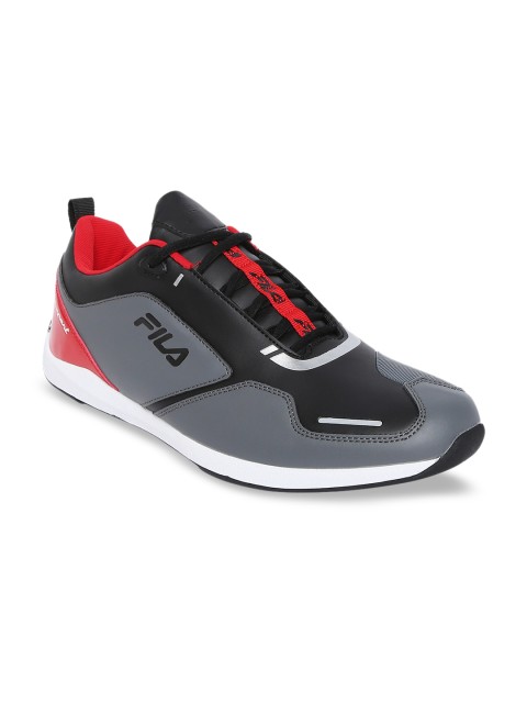 

FILA Men Black Mesh Running Shoes
