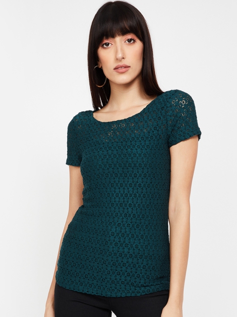 

CODE by Lifestyle Women Green Lace Top
