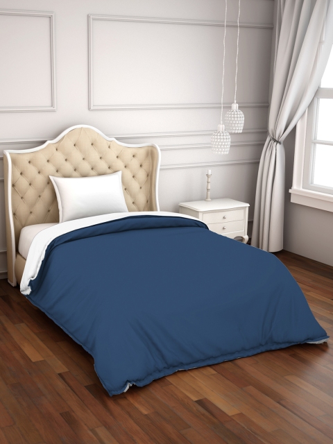 

SPACES Navy Blue Solid Hygro AC Room Hygro 300 GSM Single Bed Comforter