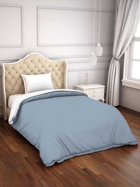 

SPACES Blue Solid Hygro AC Room 300 GSM Single Bed Comforter