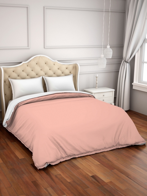 

SPACES Peach-Coloured Hygro Solid AC Room 300 GSM Double Bed Comforter