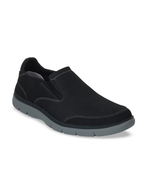 

Clarks Men Black Slip-On Sneakers