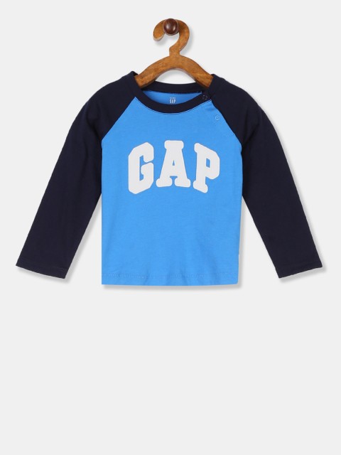 

GAP Boys Blue Colourblocked Round Neck T-shirt