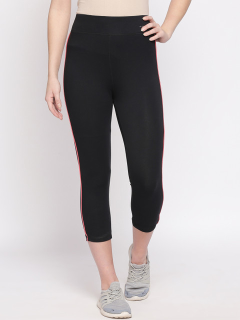 

Ajile by Pantaloons Women Black Solid Skinny-Fit Tights