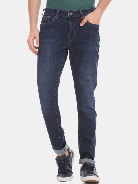 

Aeropostale Men Blue Skinny Fit Mid-Rise Clean Look Stretchable Jeans