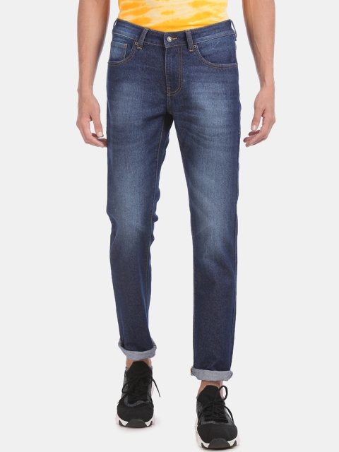 

Aeropostale Men Blue Skinny Fit Mid-Rise Clean Look Stretchable Jeans