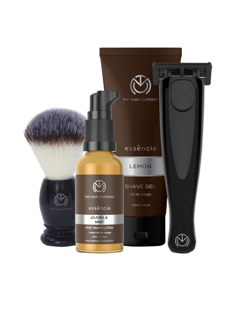 

THE MAN COMPANY Men Right to Shave Shaving Kit, Black