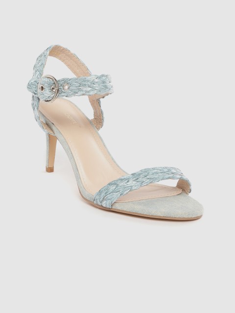 

DressBerry Women Blue Braided Heels