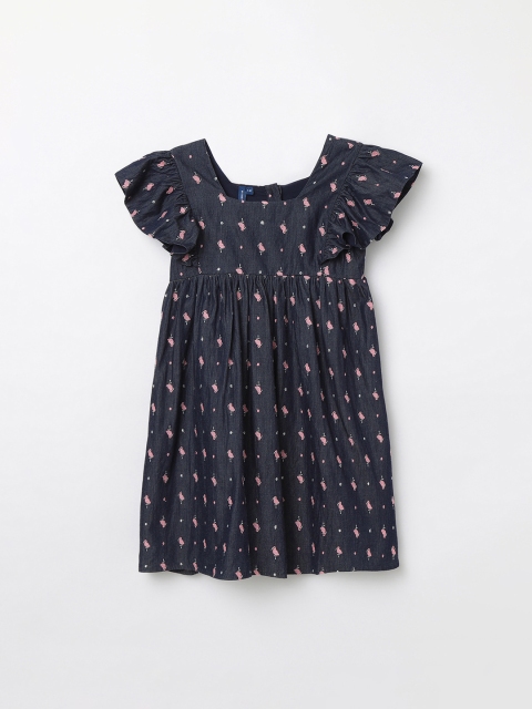 

Fame Forever by Lifestyle Girls Blue Printed Empire Dress