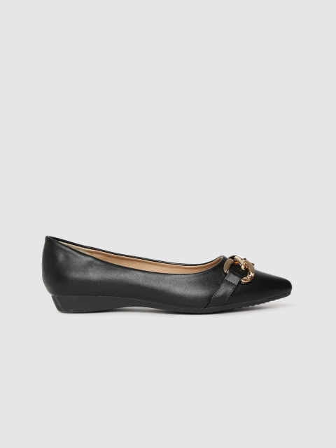 

DressBerry Women Black Solid Ballerinas