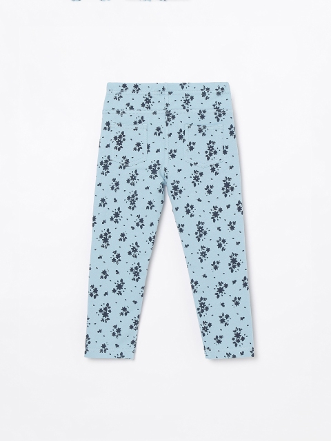 

Juniors by Lifestyle Girls Blue Printed Jeggings