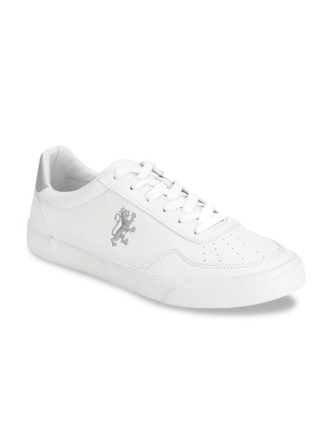 

Red Tape Men White Solid Casual Sneakers
