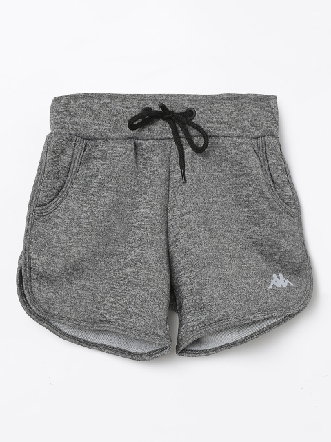 

Kappa Girls Grey Solid Regular Fit Hot Pants