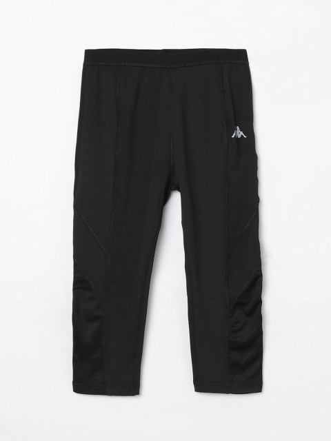 

Kappa Girls Black Solid Ankle-Length Leggings