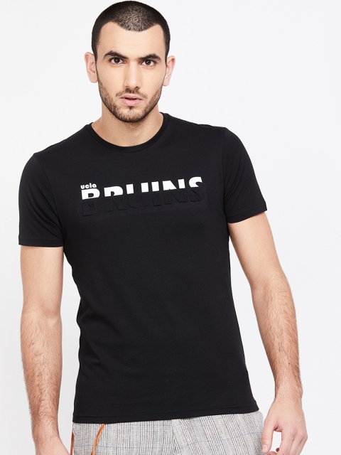 

UCLA Men Black Printed Round Neck T-shirt