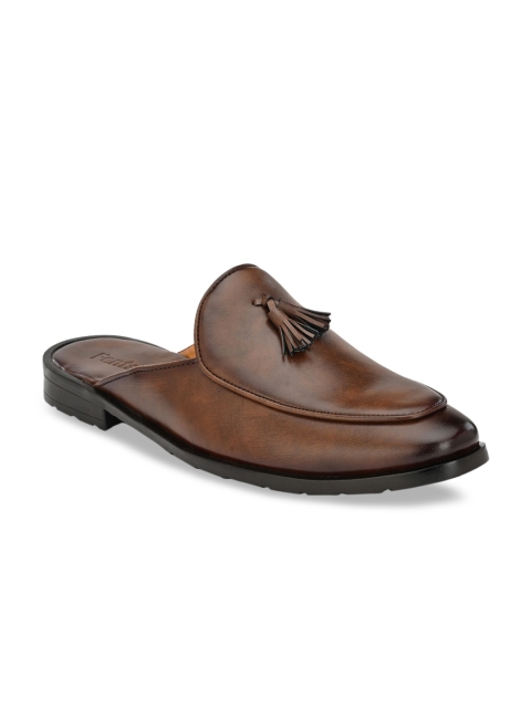 

Fentacia Men Brown Solid Mules