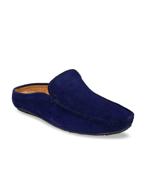 

Fentacia Men Blue Suede Mules