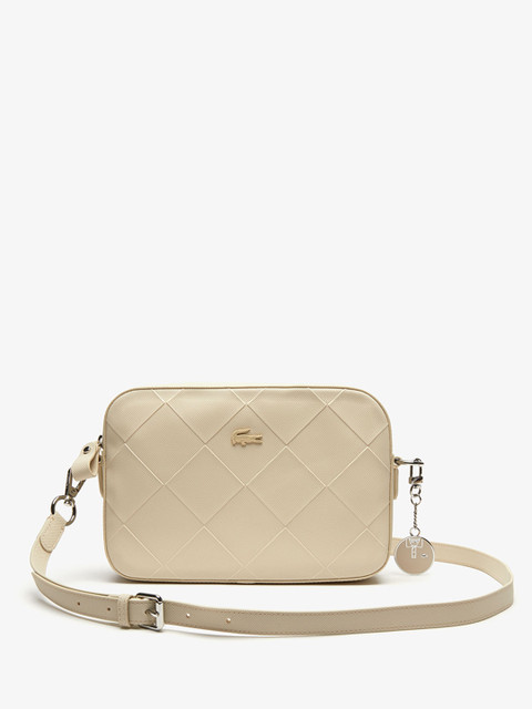 

Lacoste Women Beige Daily Classic Polo Charm Quilted Shoulder Bag