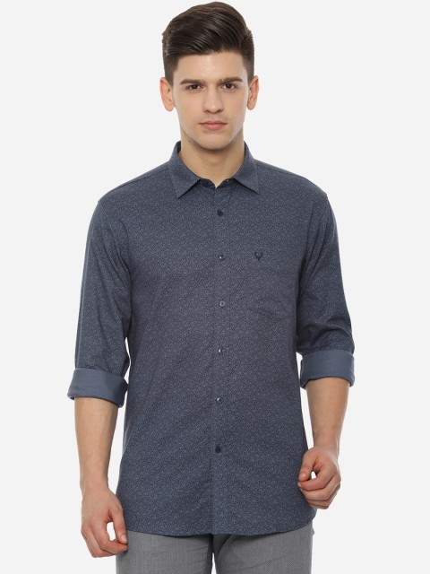 

Allen Solly Men Blue Slim Fit Printed Casual Shirt