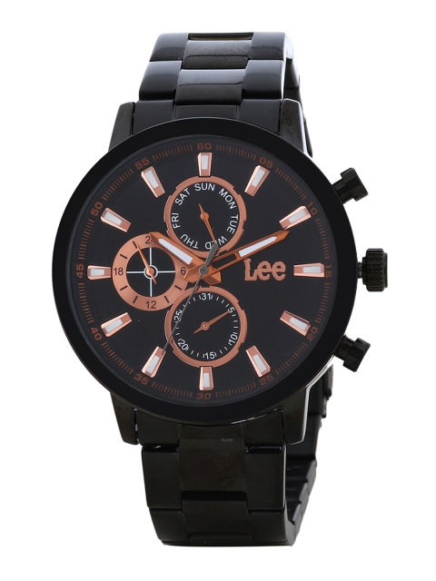 

Lee Men Black Analogue Watch LEF-M125ABDB
