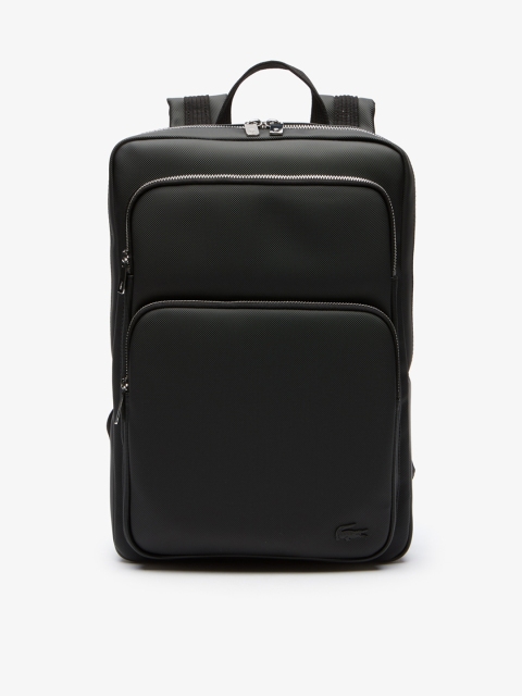 

Lacoste Men Black Solid Backpack