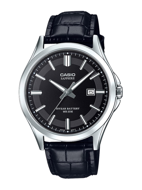 

CASIO Enticer Men Black Analogue Watch A1757 MTS-100L-1AVDF