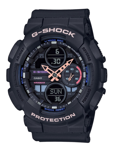 

CASIO G-Shock Women Black Analogue Digital Watch G982 GMA-S140-1ADR