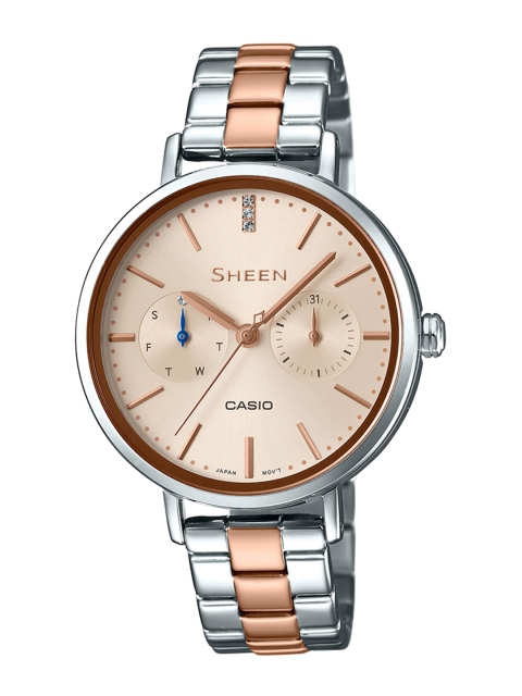 

CASIO Women Rose Gold Sheen Analogue Watch SX198