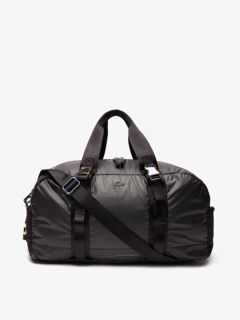 

Lacoste Men Black Solid Altitude Ultra-Light Zippered Weekend Bag