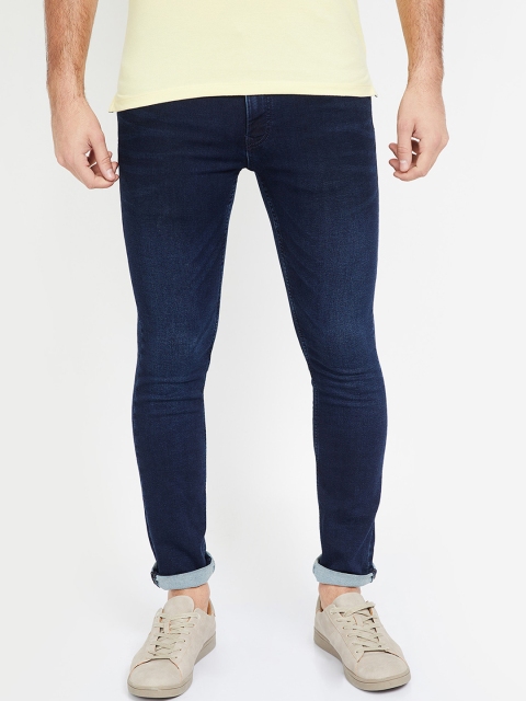 

Forca Men Navy Blue Slim Fit Mid-Rise Clean Look Jeans