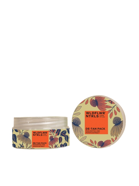 

Wildflower Naturals De-Tan Pack with Manjishtha & Potato Extract 80 g, Brown