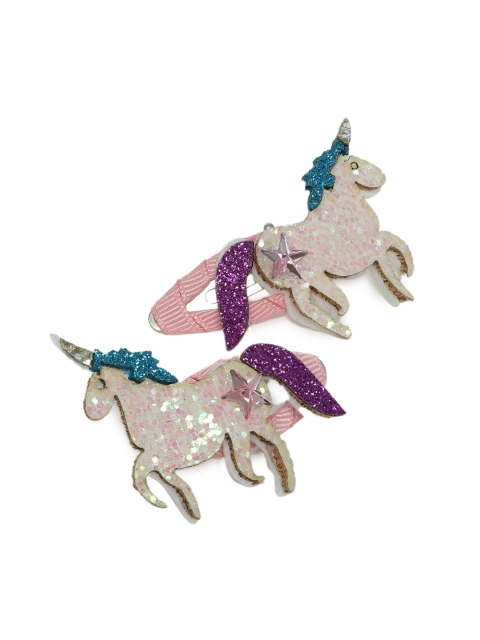 

Toniq Kids Set of 2 Embellished Tic Tac Hair Clips, Multi