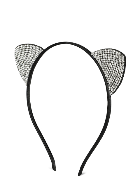 

Toniq Kids Black Embellished Cat Ears Hairband